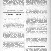 1686 - Page 1693 - Partie scientifique. Clinique infantile, Hôpital des enfants-Malade : M. le professeur Marfan. Les règles générales de l’allaitement maternel [Leçon recueillie par le Dr P. Lacroix] / A travers la presse. Les états veineux de la ménopause (Gaz. des Hôpitaux. 1920, n° 38)] / La médication hypophysaire en obstétrique [(La Médecine, avril 1920)] / Sur une forme de diarrhée post-prandiale [(Paris Méd. 424 avril 1920)]