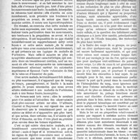 1731 - Page 1738 - Partie scientifique. Travail original. Clinique médicale, Université de Nancy. Un cas de forme fruste de maladie de Parkinson, Leçon de M. le Professeur Simon [(Leçon recueillie par M. Vigneul)] / Biologie. Les « infiniment petits » chimiques en biologie