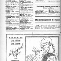 1781 - Page 1788-IV - Anthologie médicale. (A la manière de.... "le semeur de cendres"). Diagnose anacréontique / Membres du Concours exerçant dans les Stations Thermales / Membres du Concours exerçant dans les stations d’altitude / Membres du Concours exerçant dans les stations balnéaires / Office de Renseignements du « Concours