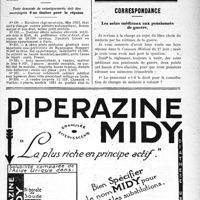 1782 - Page 1789 - Demandes et offres / Correspondance. Les soins médicaux aux pensionnés de guerre