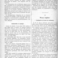 1795 - Page 1802 - Partie scientifique. A travers la presse. Presse française. Les petits signes de l’hépatisme [(Gaz. des Hôp, n° 37, 1920)] / Aménorrhée et mariage [(Journ. de Méd. et de Chir. prat. 25 avril 1920)] / Presse anglaise. L’aptitude au travail des cardiaques [(British. med Journ. 8 mai 1920)] / Le rôle des protéines dans l’asthme [(Minnesota medicine, avril 1920)]