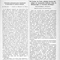 1800 - Page 1807 - Partie scientifique. Revue des sociétés savantes. Sur le diagnostic endoscopique des affections rectales, (Société de Médecine de Paris) / Tuberculose pulmonaire grave transformée en tuberculose de virulence atténuée, (Société de Médecine de Paris) / Thérapeutique appliquée. De l’action de l’iode colloïdal électro-chimique en suspension huileuse dans la blennorragie et l'urétrite chronique