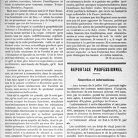 1814 - Page 1821 - Partie professionnelle. Chronique de l'enseignement. Le Professorat dans les Facultés de Médecine. Quelques observations amènes, par L. Dartigues / Reportage professionnel. Nouvelles et informations