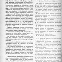 1815 - Page 1822 - Partie professionnelle. Reportage professionnel. Nouvelles et informations. XXIVe Congrès des médecins aliénistes et neurologistes de France et des pays de Langue française / Cours théorique et pratique de Technique chirurgicale gastro-intestinale