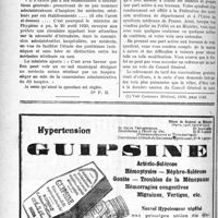 1819 - Page XXIV-1826 - Office de Renseignements du « Concours. Prorogation de bail / Aux confrères de V... A propos du tarif des vaccinations gratuites