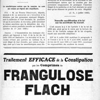 1822 - Page XXVII-1829 - Documents officiels. A l’officiel. Loi du 23 juin 1920 instituant une médaille dite « Médaille commémorative française de la grande guerre » / Les anesthésiques autres que la cocaïne ne sont pas soumis au régime des stupéfiants / Nouvelle modification à la loi sur les accidents du travail