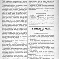 1846 - Page 1853 - Partie scientifique. Pédiatrie. Les vomissements chez les enfants / A travers la presse. De la gonococcémie cutanée [(Normandie méd. 1er mai 1920)] / La salive chez les diabétiques [(Presse méd. 1er mai 1920)]