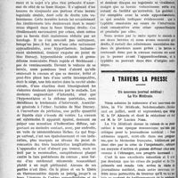 1907 - Page 1914 - Partie scientifique. Faits cliniques. Typhlite et appendicite / A travers la presse. Un nouveau journal médical : La Vie Médicale