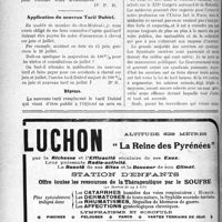 1931 - Page 1938-XXIV - Correspondance. Quelle est la valeur du bulletin patronal accréditant un accidenté du travail au près du médecin ? / Application du nouveau Tarif Dubief / Rapports médico-mutualistes