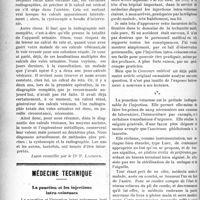 1951 - Page 1958 - Partie scientifique. Clinique des voies urinaires, Hôpital Necker : M. le Professeur Legueu. Diagnostic des calculs vésicaux / Médecine technique. La ponction et les injections intra-veineuses