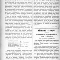 2075 - Page 2082 - Partie scientifique. Thérapeutique pratique. Le traitement de la grippe épidémique. Quelques réflexions sur sa prophylaxie / Médecine technique. A propos de la rachi-anesthésie
