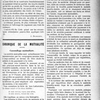 2102 - Page 2109 - Partie professionnelle. Législation pratique. Les nouveaux impôts. Automobiles / Pénalités générales / Chronique de la mutualité. Camouflage mutualiste