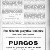 2110 - Page XXXIII-2117 - Documents officiels. A l’officiel. L’application de la loi du 7 septembre 1919 sur les sanatoriums / Arrêté ministériel du 30 juin 1920
