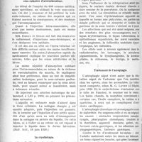 2131 - Page 2138 - Partie scientifique. A travers la presse. Presse française. L’urée du liquide céphalo-rachidien dans les crises d’hystérie et d’épilepsie [(Presse Méd. 16 juin 1920)] / Traitement de la syphilis par les injections sous-cutanées d’arsénobenzènes [(Bull. Méd. 16 juin 1920)] / La cryothérapie [(La Médecine, juin 1920)] / Traitement de l’aérophagie [(L’Hôpital, juin 1920 B)]
