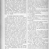 2135 - Page 2142 - Partie scientifique. A travers la presse. Presse anglaise. La dysesthésie dans les affections médullaires [(British med. Journ. 26 juin 1920)] / Les troubles mentaux dans la vieillesse [(Journ. of mental and nerv, dis. mars 1920)] / Le diabète en chirurgie [(in Annals of Surgery, mars 1920)] / Traitement chirurgical de l’ulcère de l’estomac [(Cambridge, 30 juin 1920)]