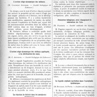 2137 - Page 2144 - Partie scientifique. Revue des sociétés savantes. La perte par dessiccation du pouvoir antiscorbutique des végétaux frais, (Société biologique de Lyon) / L’action oligo-dynamique des métaux, (Société biologique de Lisbonne) / L’action oligo-dynamique des métaux appliquée à la stérilisation des eaux, (Société biologique de Lisbonne) / La réaction de Schick dans les paralysies diphtériques, (Société médicale des hôpitaux) / Amaurose tabagique, avec changement de coloration de l’iris, (Société médicale des hôpitaux) / Le liquide céphalo-rachidien dans l’encéphalite épidémique, (Société méd. des hôpitaux)