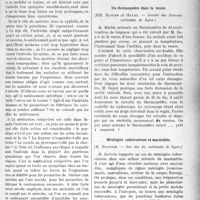 2192 - Page 2199 - Partie scientifique. Phtisiologie. Quelques considérations sur la pathogénie et le traitement des maladies infectieuses en général et de la tuberculose en particulier / Revue des sociétés savantes. Un thermomètre dans la vessie, (Société des Sciences médicales de Lyon) / Méningite tuberculeuse et mastoïdite, (Soc. des Sc. médicales de Lyon) / Gastro-entérostomie chez les vieillards, (Société médicale des hôpitaux de Lyon)