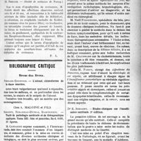 2196 - Page 2203 - Partie scientifique. Revue des sociétés savantes. Quelques cas de fractures du crâne chez l’enfant', (Société de médecine de Nancy) / Les apophysites de croissance, (Société de médecine de Nancy) / Bibliographie critique. Revue des livres. L’alcool, chloroforme de la classe ouvrière, par Fernand Courtois / Traité de pathologie médicale et de thérapeutique appliquée, par Sergent, Ribadeau-Dumas, Babonneix, Chez A. Maloine et Fils / Etudes cliniques sur l’insuffisance surrénale, par Dr E. Sergent, Chez A. Maloine et Fils