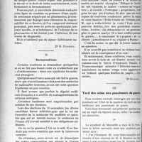 2205 - Page 2212 - Partie professionnelle. La vie syndicale et professionnelle. Les incursions du pharmacien en dermato-vénéréologie. Un danger / Rastaquouérisme / Tarif des soins aux pensionnés de guerre
