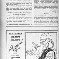 2219 - Page 2226-XXXII - Correspondance. Hôpital-hospice. Extrait du registre des délibérations de la Commission administrative / Avis donné sur demande de la commission par les médecins de l’hôpital