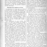 2239 - Page 2246 - Partie scientifique. Clinique infantile, Hôpital des Enfants-Malades : M. le Prof. Hutinel. La tuberculose dans l’enfance. Tuberculose de l’enfant de 2 à 4 ans / Tuberculose chez l’enfant de 4 à 10 ans / Tuberculose des enfants au-dessus de 10 ans