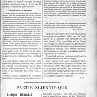 2350 - Page 2357 - Propos du jour. La guerre aux rats / Certificats gratuits !. Les déclarations de naissance / Partie scientifique. Clinique médicale, Hôpital Beaujon ; Clinique du Professeur Robin Conférence de M. Bith. Les ictères graves : Etat actuel de la question