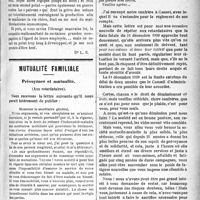 2380 - Page 2387 - Partie professionnelle. La vie syndicale et professionnelle. Le médecin et les grèves / Mutualité familiale. Prévoyance et mutualité