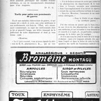 2387 - Page 2394-XXVIII - Correspondance. Un Syndicat peut-il comporter des membres actifs et des stagiaires / Tarifs pour soins aux pensionnés de guerre