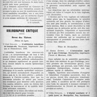 2428 - Page 2435 - Partie scientifique. Curiosités thérapeutiques. Du traitement de l’étranglement herniaire par le transport en automobile ? / Bibliographie critique. Revue des Thèses. Thèses de Lyon. L’exfoliation lamelleuse des nouveau-nés, par Dr René Billard, Besançon, imprimerie Jacques et Demontrond, 1920 / Du traitement opératoire des annexites par la voie vaginale, par Dr Charles Franck / Thèse de Montpellier. L’intoxication aiguë par le gaz d’éclairage, par Dr Henry Dubos, Montpellier, imprimerie Firmin et Montane, 1920
