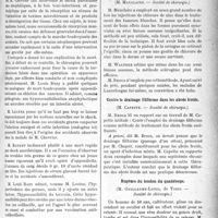 2488 - Page 2495 - Partie scientifique. Revue des sociétés savantes. Mort rapide sans accident local après appendicectomie à froid, (Société de chirurgie) / Le traitement de l’anthrax par les vaccins de Delbet, (Société de chirurgie) / Sur les injections de chlorure de zinc dans les tumeurs blanches, (Société de chirurgie) / Contre le drainage filiforme dans les abcès froids, (Société de chirurgie) / Rupture du tendon du quadriceps, (Société de chirurgie)