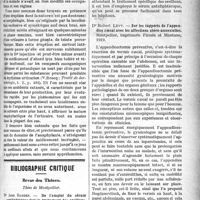 2492 - Page 2499 - Partie scientifique. Dermatologie thérapeutique. Urticaire géante anaphylactique sous l’influence du manganate calcico-potassique / Bibliographie critique. Revue des Thèses. Thèse de Montpellier. De l’emploi du sérum antidiphtérique dans le traitement des oreillons, par Dr Jean Bardin / Sur les rapports de l’appendice caecal avec les affections utéro-annexielles, par Dr Robert Lévy, Montpellier, imprimerie Firmin et Montane, 1919