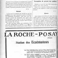 2517 - Page 2524-XXXIV - Correspondance. Allocations aux nourrices et consultations de nourrissons / L'indemnité temporaire des blessés du travail / Exemption de patente des mobilises