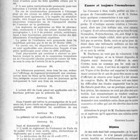 2565 - Page 2572 - Partie Professionnelle. L'exercice de la pharmacie. Proposition de loi émanant d’une initiative privée / La vie syndicale et professionnelle. Encore et toujours l’encombrement