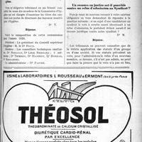 2578 - Page XXXI-2585 - Correspondance. Station hivernale pour tuberculeux / Commission chargée de l’examen des candidats à la Direction des Bureaux d’hygiène / Un recours en justice est-il possible contre un refus d’admission au Syndicat ?
