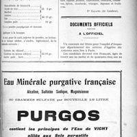 2582 - Page XXXV-2589 - Notes de médecine pratique. Traitement du prurit généralisé / Documents officiels. A l'officiel