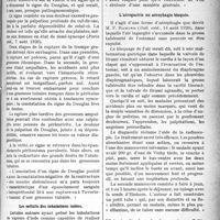 2616 - Page 2623 - Partie Scientifique. A travers la presse. Le signe du Douglas dans les ruptures de grossesse tubaire [(Paris méd. 7 août 1920)] / Les méfaits des inhalations iodées [(Presse méd. 14 août 1920)] / L’aérogastrie ou aérophagie bloquée [(Bull. méd. 14 août 1920)] / L’ipéca à petites doses chez les nourrissons allaités artificiellement [(Pédiatrie prat. 15 août 1920)]