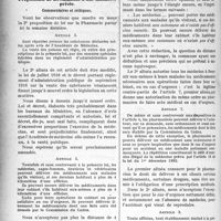 2621 - Page 2628 - Partie Professionnelle. L’exercice de la pharmacie. Proposition de loi émanant d’une initiative privée. Commentaires et critiques