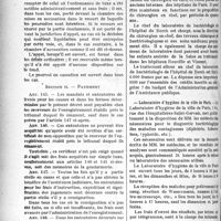 2639 - Page 2646 - Partie Professionnelle. Médecine légale. Décret du 5 octobre 1920 portant règlement d'administration publique sur les frais de justice en matière criminelle, de police correctionnelle et de simple police, (Journal Officiel du 7 octobre 1920) / Reportage professionnel. Nouvelles et informations. Hôpital maritime de Berck / Laboratoire d’hygiène de la ville de Paris