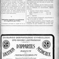 2646 - Page 2653 - Partie Professionnelle. Reportage professionnel. Nouvelles et informations. Laboratoire d’hygiène de la ville de Paris / Modifications apportées au traitement de la coqueluche par l’éther