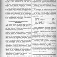 2675 - Page 2682 - Partie Scientifique. A travers la presse. L’ictère syphilitique primaire [(Paris médical, 21 août 1920)] / Traitement des uréthrites gonococciques chez l’homme [Le Journ. de méd. et de chir. prat. (25 août 1920)]
