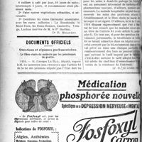 2711 - Page 2718-XXXVI - Notes de pratique quotidienne. Médecine infantile. Un traitement de l’asthme des nourrissons / Documents officiels. Questions et réponses parlementaires. Le libre-choix du médecin par les pensionnés de guerre