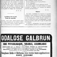2772 - Page XXXIII-2779 - Correspondance. Les chinoiseries commencent / Accidents du travail. Visite de contrôle