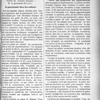 2790 - Page 2797 - Partie Scientifique. Clinique médicale, Hôpital des Enfants-Malades : M. le professeur Hutinel. La pneumonie chez les enfants
