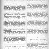 2821 - Page 2828 - Partie Professionnelle. Chronique de la mutualité. Le XIIe Congrès national de la Mutualité. La lutte contre la tuberculose / L'exercice de la pharmacie. Autour de la proposition de loi Vincent