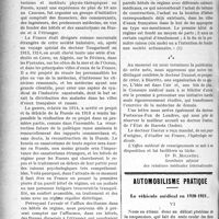 2837 - Page 2844 - Partie Professionnelle. Les relations médicales franco-étrangères / Automobilisme Pratique. Le véhicule médical en 1920-1921…