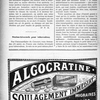 2845 - Page 2852-XXXVIII - Correspondance. Règlement d’hôpital / Station hivernale pour tuberculeux