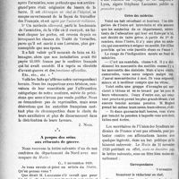 2861 - Page 2868 - Propos du Jour. Singuliers échos de Lorraine désannexée [J. Noir] / A propos des soins aux réformés de guerre [J. Noir]