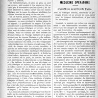 2867 - Page 2874 - Partie Scientifique. Clinique médicale. Les bases de la Roentgenthérapie et de la Curiethérapie, Hôpital Saint-Antoine : M. A. Béclère / Médecine opératoire. L’anesthésie au protoxyde d’azote
