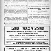 2911 - Page 2918-XXXVI - Documents officiels. A l'officiel. Les propharmaciens ne sont pas assujettis à la taxe sur le chiffre d’affaires / Le livre d’or du corps médical français. Citation. A l’ordre de l’Armée (Croix de guerre avec palme)