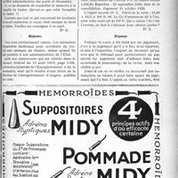 2918 - Page V-2925 - Correspondance. Les quittances d’honoraires pour accidents du travail sont exemptes de timbre / Fixation de la rente d’un blessé du travail